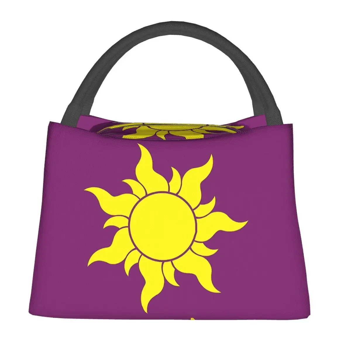 Rapunzel Sun Lunch Bags isolato Bento Box a tenuta stagna Lunch Tote Picnic Bags borsa termica più fresca per donna ragazza viaggio