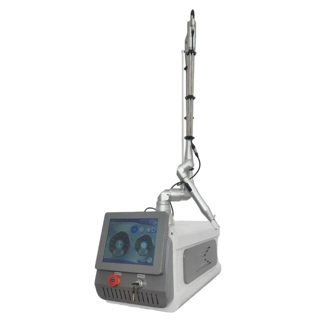 High Power Professional Ultra Q-Switched Nd:YAG Picosecond Laser Machine 4 Wavelengths (1064nm 532nm 1320nm 755nm) For Tattoo Re