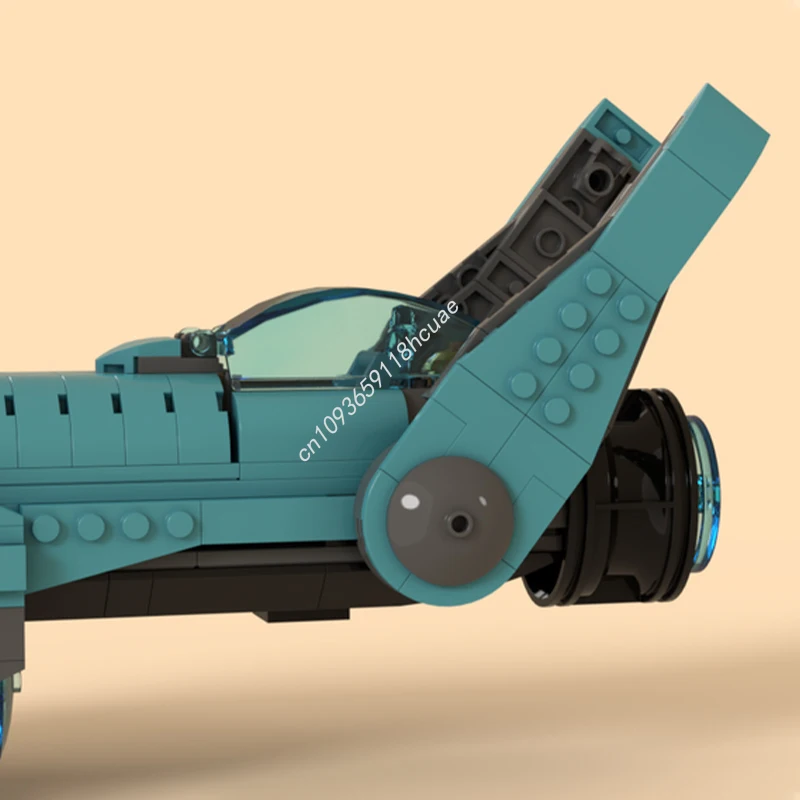 430 stks MOC Light Fighter TX-5 Star Battle Bouwstenen Kerstcadeau Architectonische structurele mechanica speelgoed Grootte en vorm