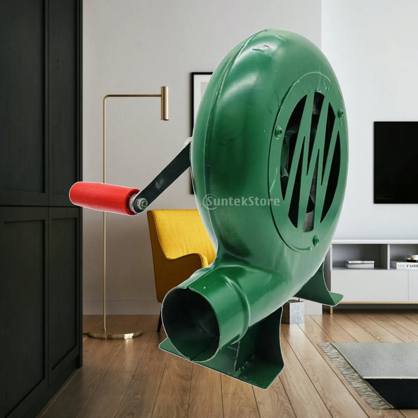 Hand-cranked Blower, Bellows Blower, Accessory, Hand-operated, Made of Iron, for Hiking, Home Use, Outdoor Picnics