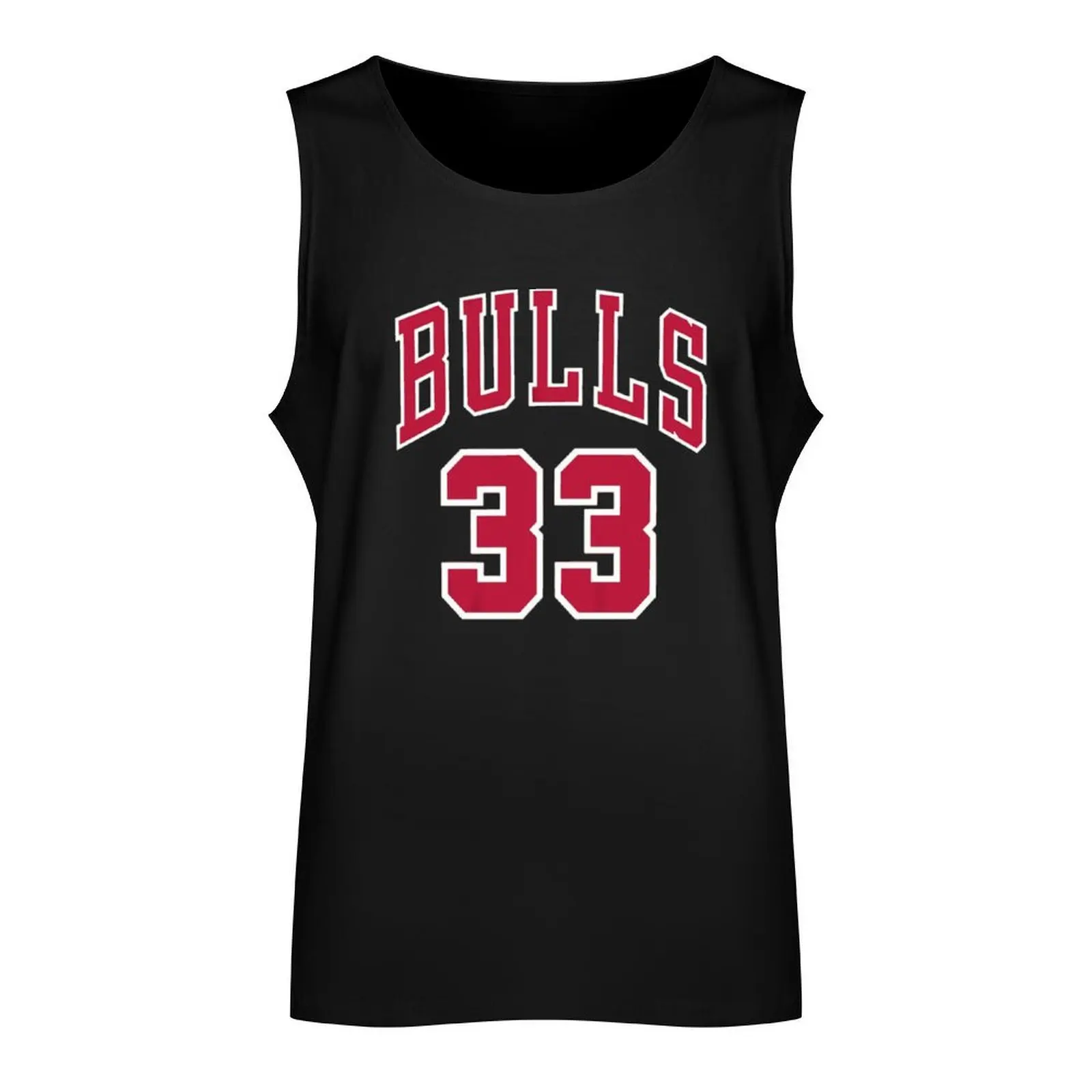 Camiseta sin mangas de anime para hombre, ropa de gimnasio, pippen 33