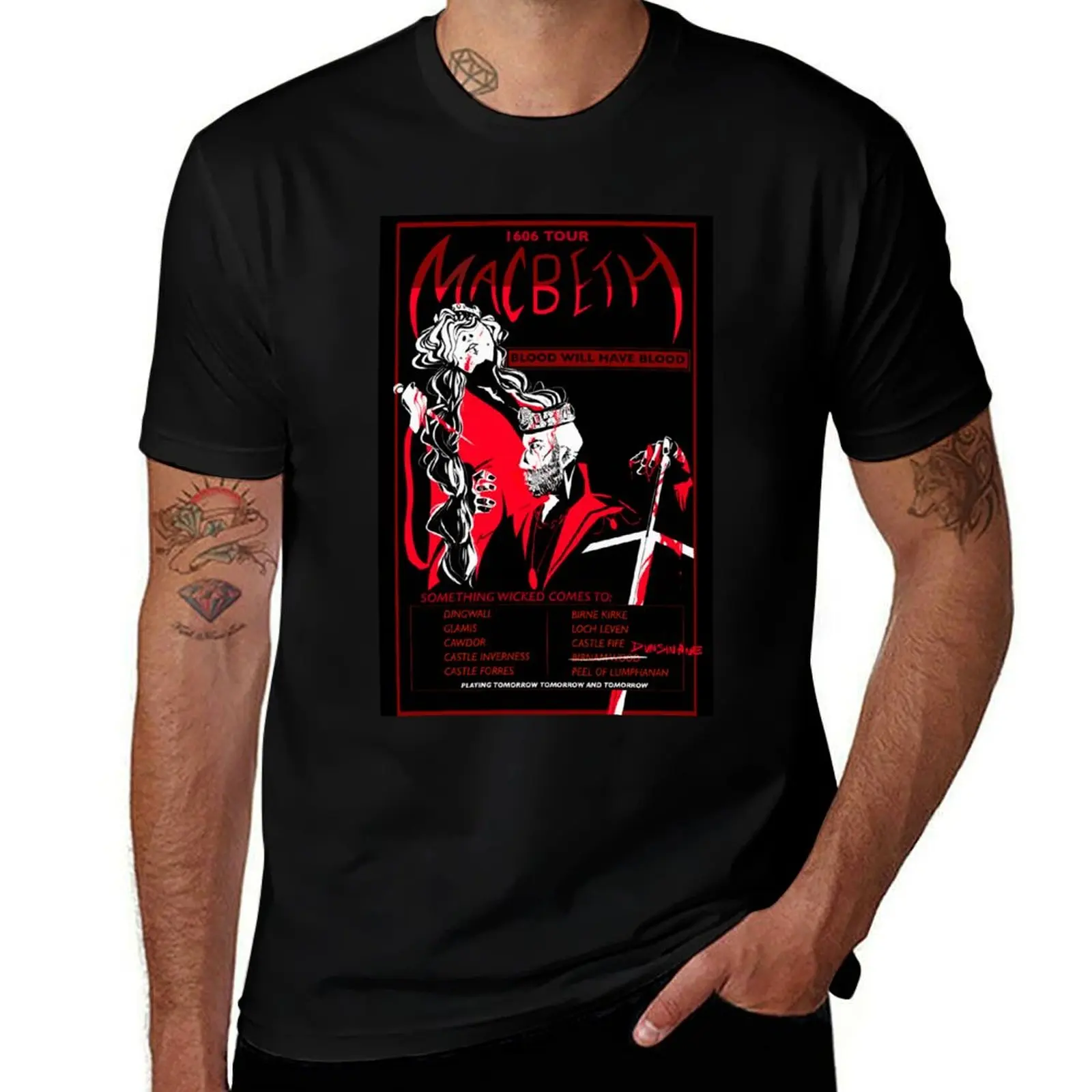 MACBETH 1606 T-Shirt Everyday Wear Basic Short Sleeve Top T-Shirt
