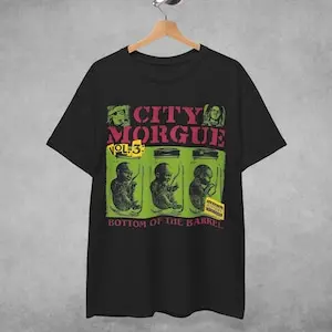 City Morgue Bottom of The Barrel Album T-Shirt - Zillakami Merch - Sosmula Merch - Alternative Band Tee