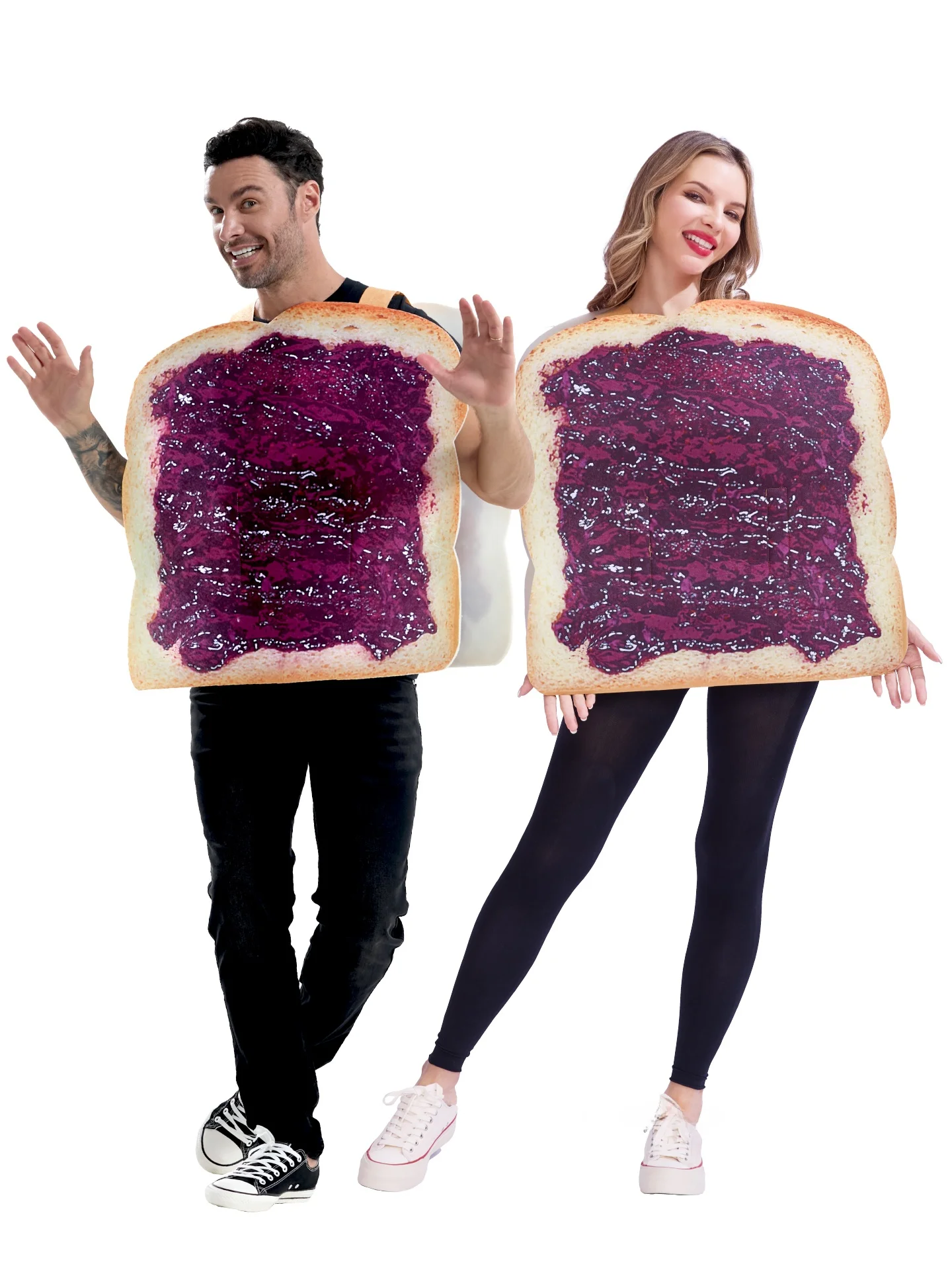 Creative Performance Costume loween Blueberry Jam Toast Outfit Stage ow Food Pattern Cosplay Clothing Women's Hanfu
