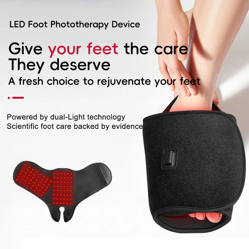 

Red Light Therapy Shoes Foot Warmer Feet Massage Tool with 196 Led Diodes for Warming Feet and Improving Blood Circulation