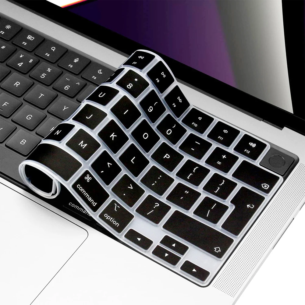 Compatible Keyboard Cover for 2022 MacBook Air 13.6 M2 A2681/2021 2023 MacBook Pro14 16 M1 A2442 A2485 A2779 A2780 with Touch ID