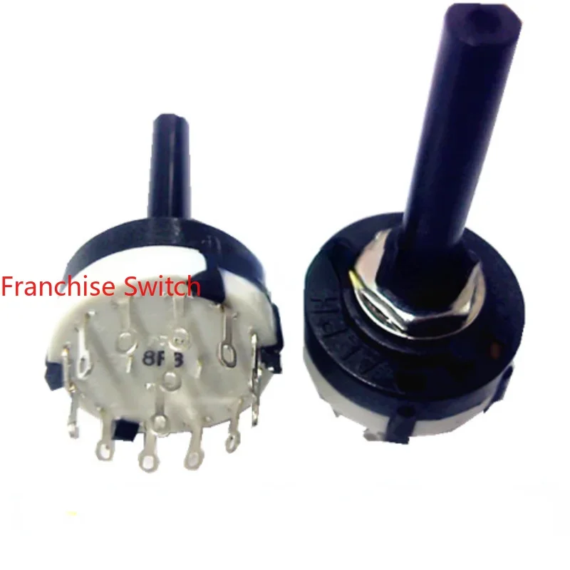 

10PCS Band Switch SR261, 1st Pole, 12thGear, 2ndPole, 6thGear, 3rdPole, 4thGear, Shaft Length 38mm