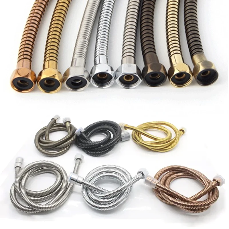 

Custom Length High Quality Ultra-Flexible Replacement Metal Stainless Steel Flexible Shower Hose Fittings