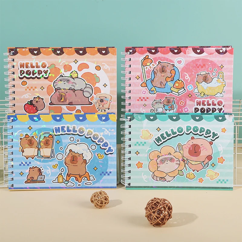 1-delig schattig Kapibala dierenkarakters kleurboeken cartoon kleine beer kleurboek tieners educatief doodle boek geschenken