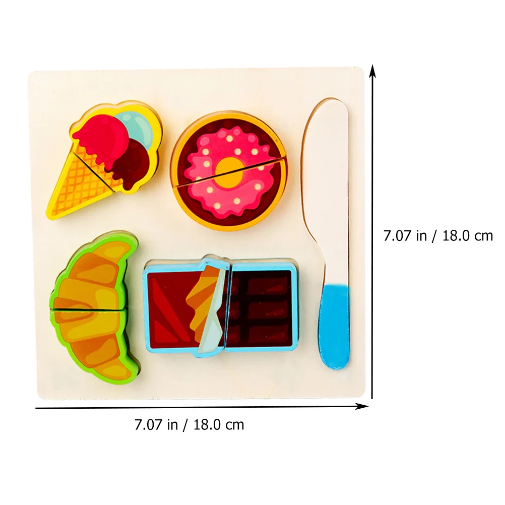1 セットキッチンごっこシミュレーション食品プレイセット木製切断玩具子供プレイセット手と目の調整