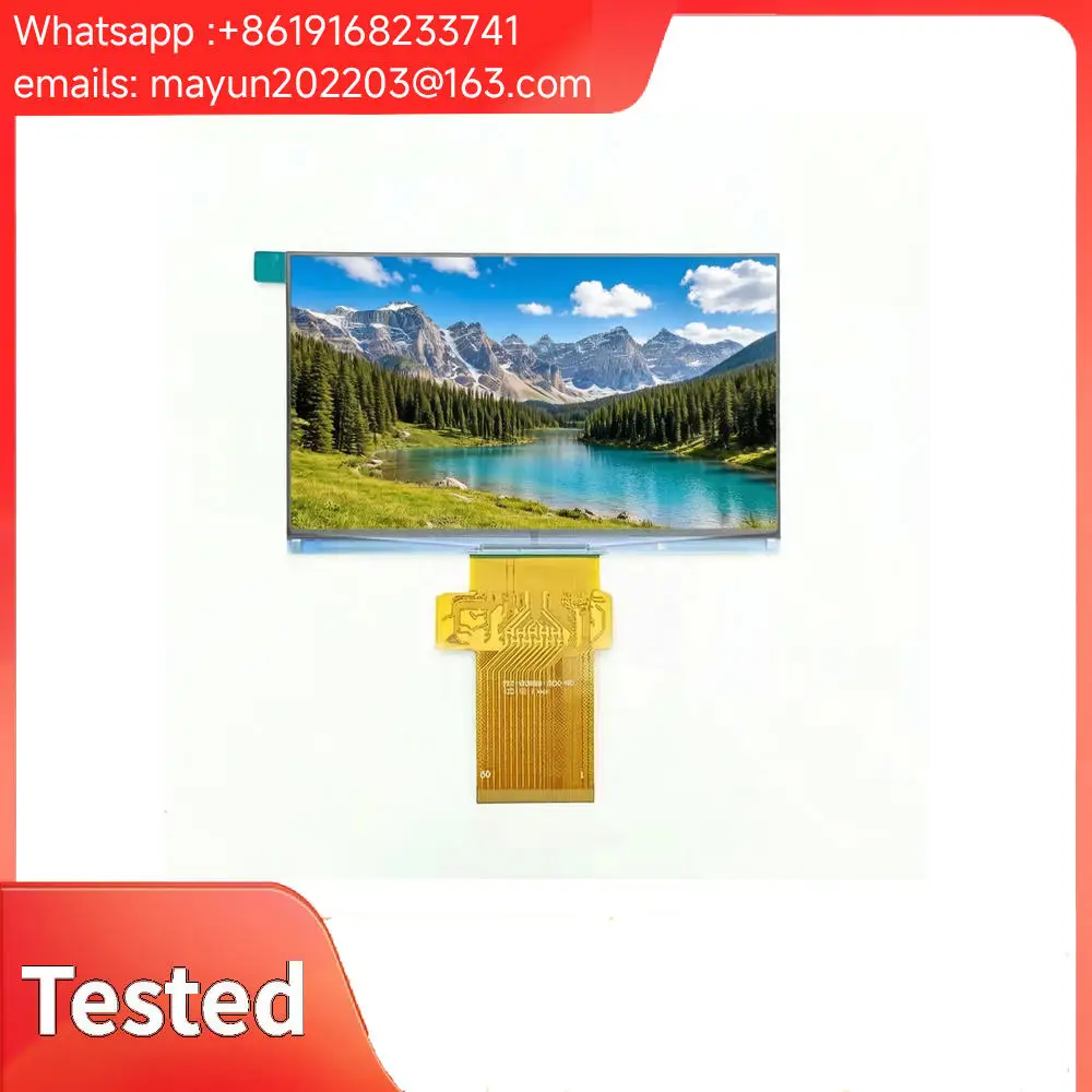 60-pin FPC model RX058B-1800, version 0, designed for the AUN Akey7 Max projector. It features a 1920x1080 resolution matrix dis