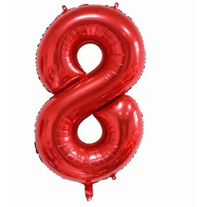 Disney Red Number Slim 40-inch US Birthday Party Holiday Decoration Floating Balloon