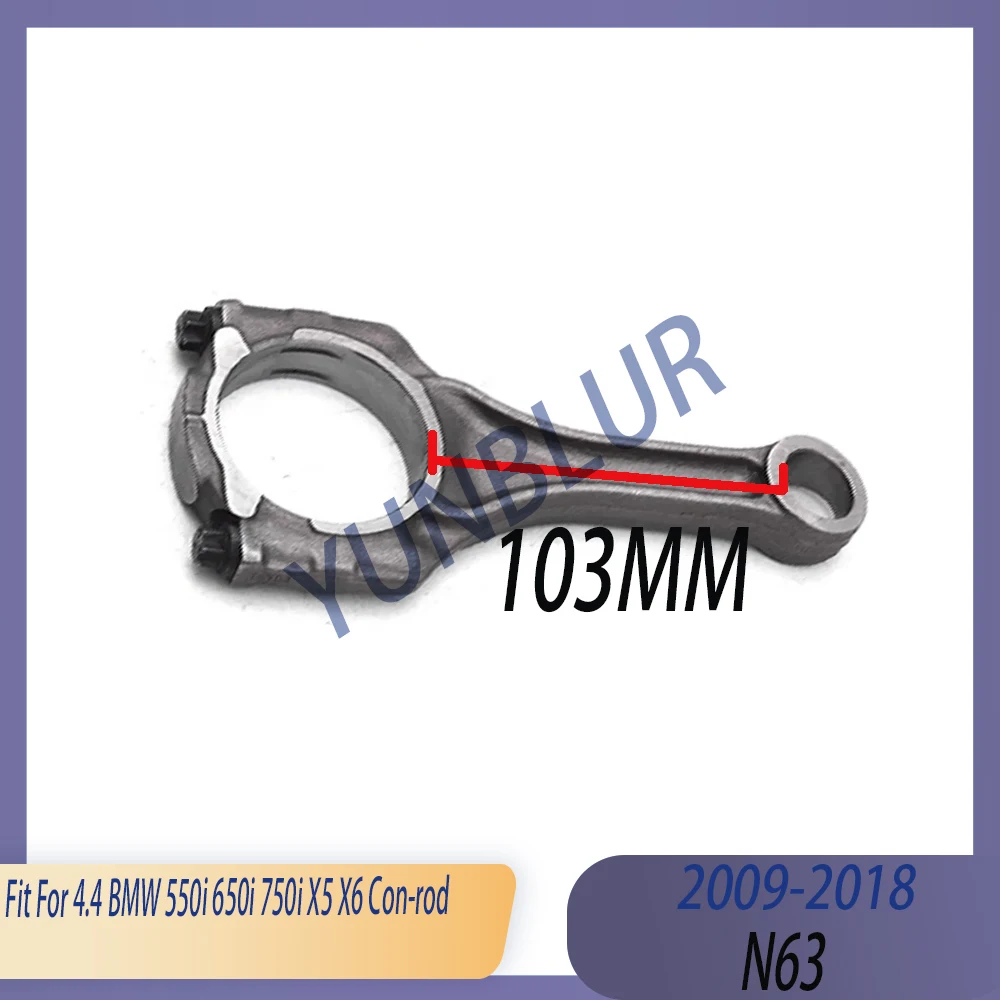 N63 1pcs Engine Part Connecting Rod Kit Fit 4.4 L N63B44 N63B44A N63B44B N63B44C GAS 09-18 For BMW 550i 650i 750i X5 X6 Con-rod