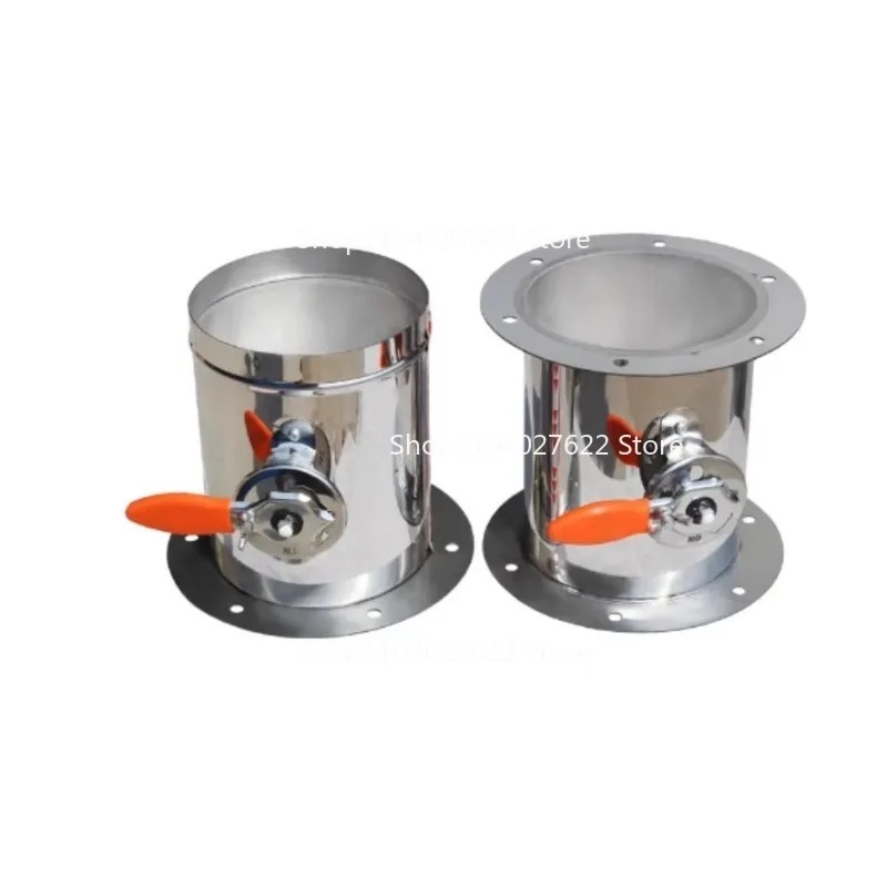 

Stainless Steel 201 Damper Air Valve Manual check valve for 3/4/5/6/8inch Pipe with unilateral/Double Flange