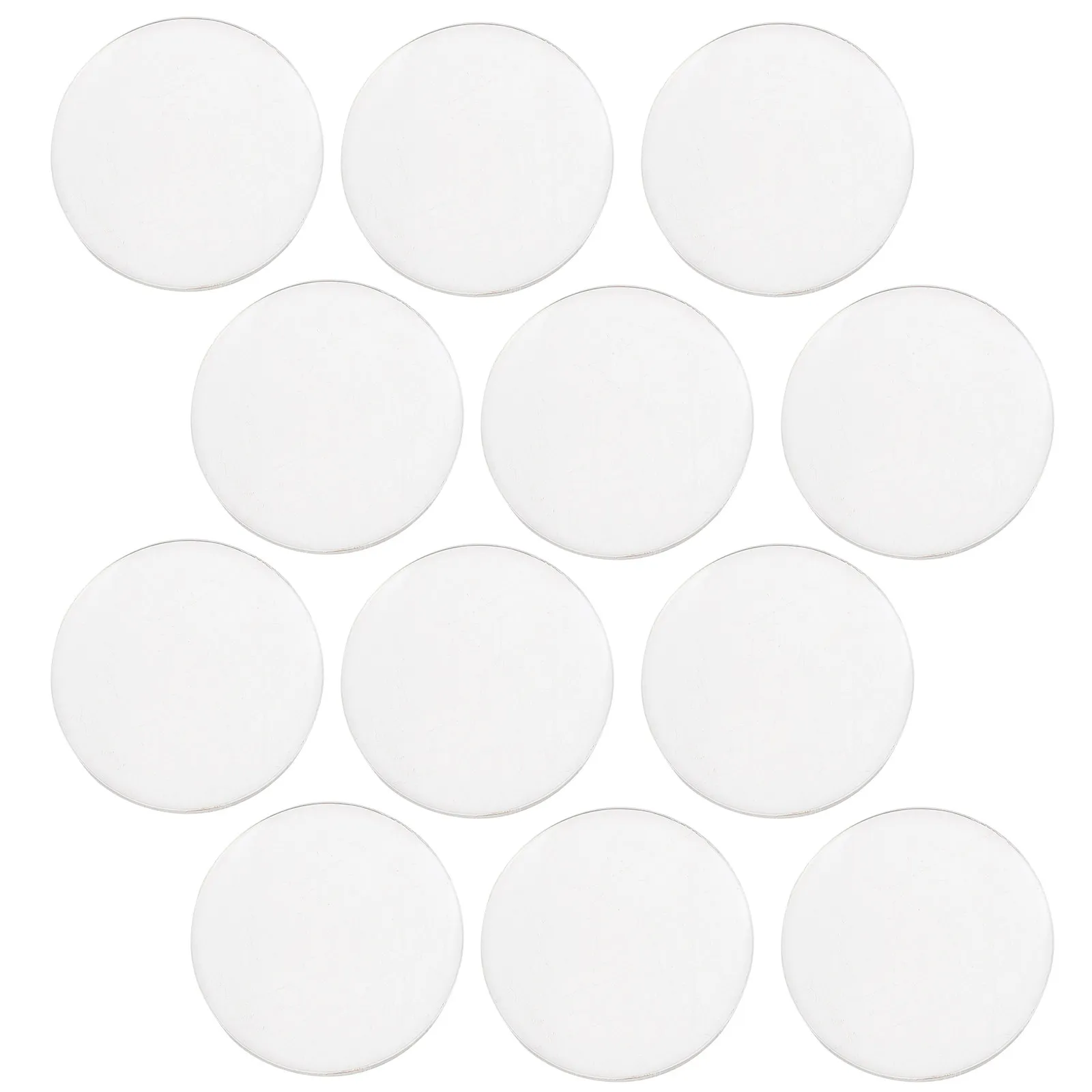 12Pcs 3D Convex Lens Transparent Optical Lens Kit for Physics Teaching Science Education Stimulate Cognitive Tools