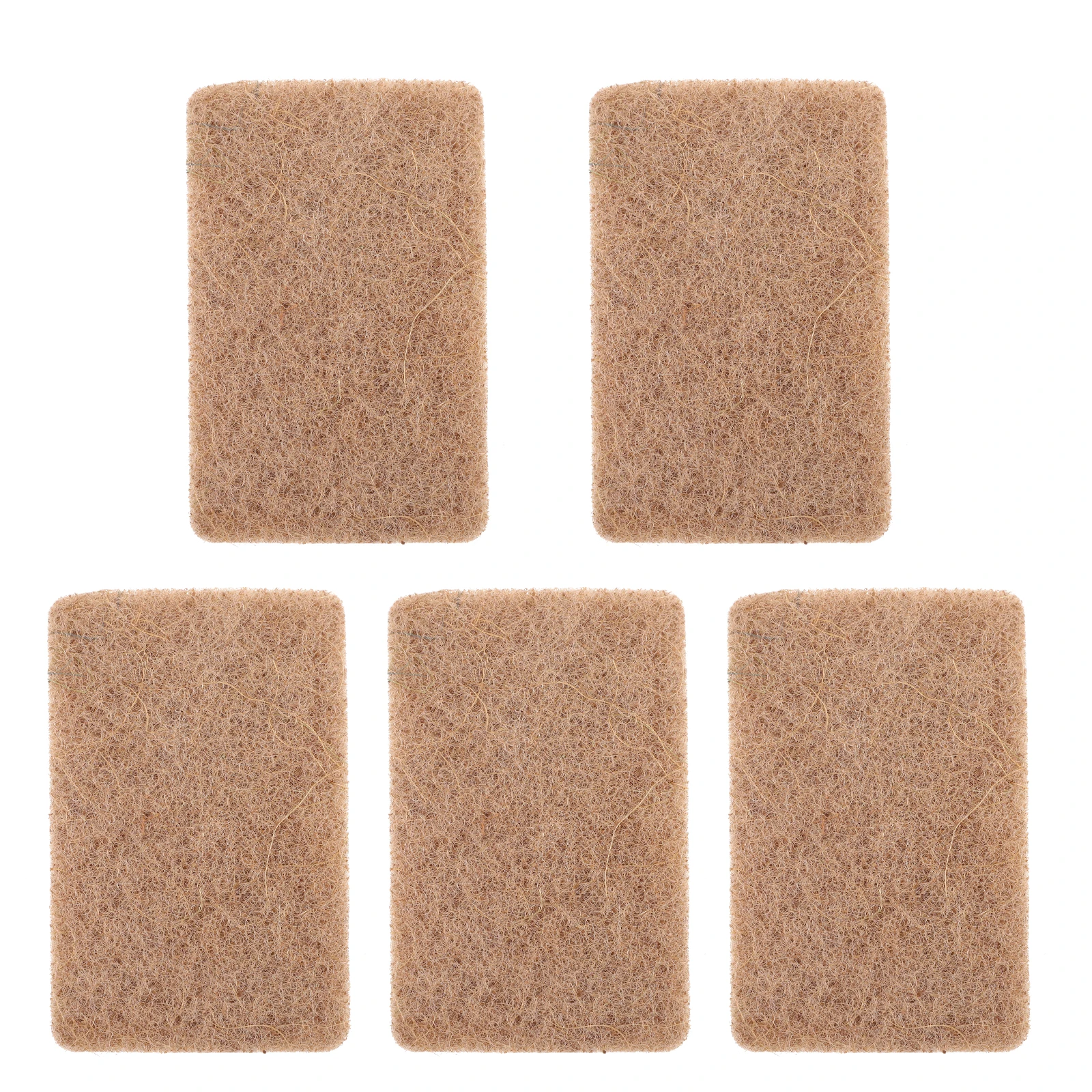 

5pcs Wooden Pulp Cotton Dishwashing Strong Cleaning Dual Side Reusable Kitchen Scrub Wok Sink Bathroom Multi-Function Cleaning