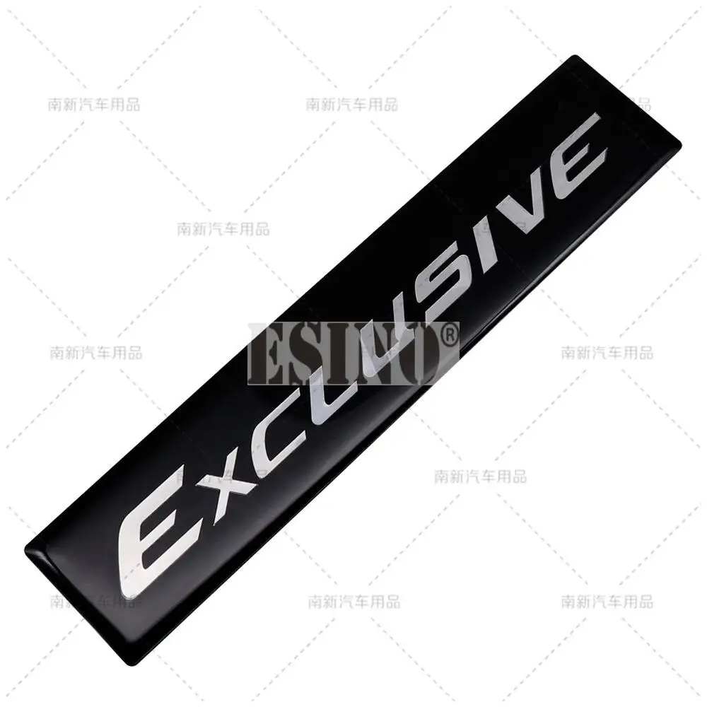 Auto Styling neue 3d exklusive Metall Aluminium kleber hinten Kofferraum Kotflügel Kleber Abzeichen Körper Heckklappe verdrängen dekorative Emblem