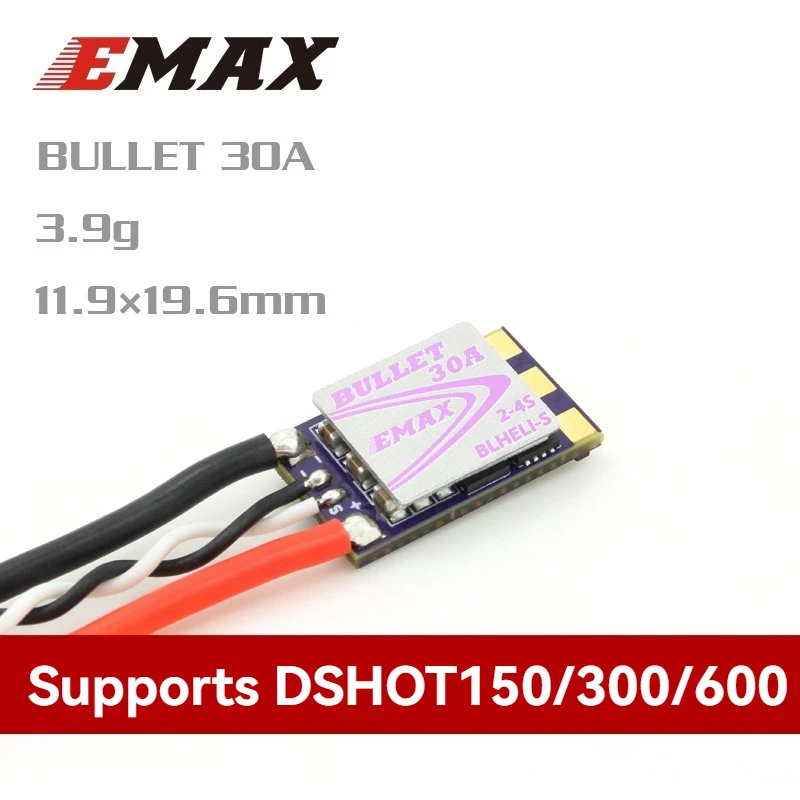 

EMAX BLHeli 32 30A 45A Brushless ESC DShot600 DShot1200 Digital Signal for FPV Drone Electronic Speed Controller
