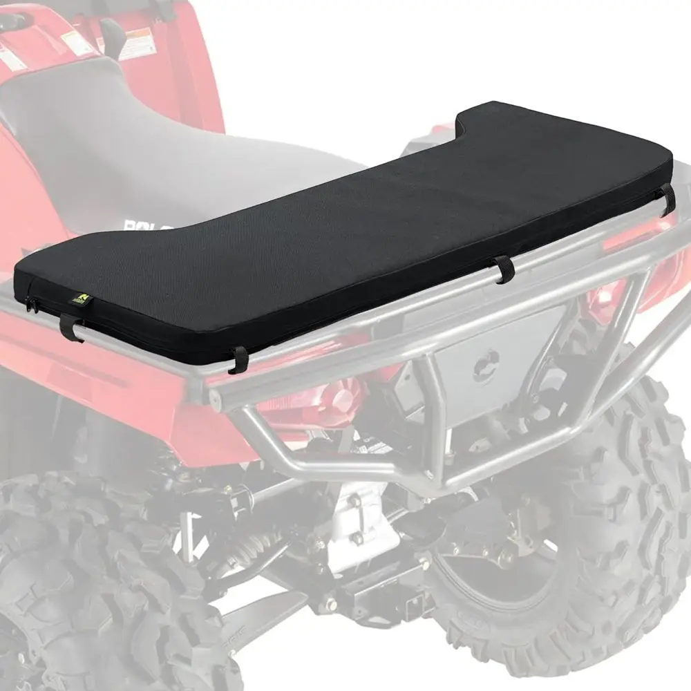 

Breathable Shock-Absorbing Water-Resistant ATV Seat Cushion with Protective Rack Pad for Enhanced Comfort