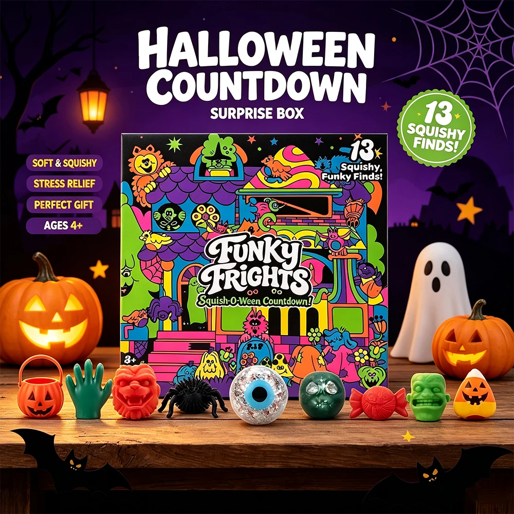 2026 NeeDoh Advent Calendar, 13/24 Day 3D PVC Countdown Toy, Christmas New Year Surprise Gift Stress Relief Fidget Present