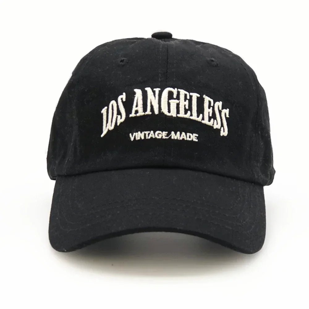 Modische Unisex Baumwoll-Baseballkappe mit weichem Oberteil, Stickerei, Retro-Snapback-Mütze – Detail 6