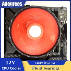 CPU Cooling Fan Desktop Computer 3PIN Quiet PC Cooler Radiator for Intel LGA 1150 1151 1155 1156 1200 1700 X99 X79 AMD AM3 AM4
