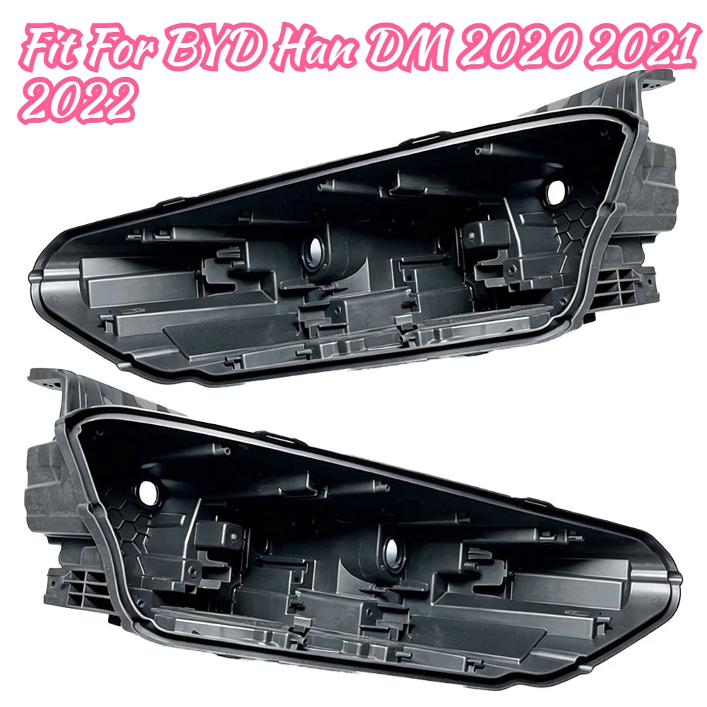 Fit For BYD Han DM 2020 2021 2022 Headlight Base Rear Housing, Black Headlamp Back Shell Replacement Auto Repair Spare Part
