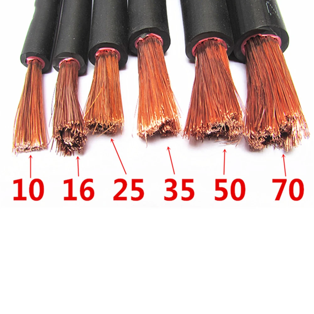 Cable Welding Cable Welding Machine Copper 50mm2 Insulated Rubber Soft Wire 50 Square Large wire for 400 Models mMachine