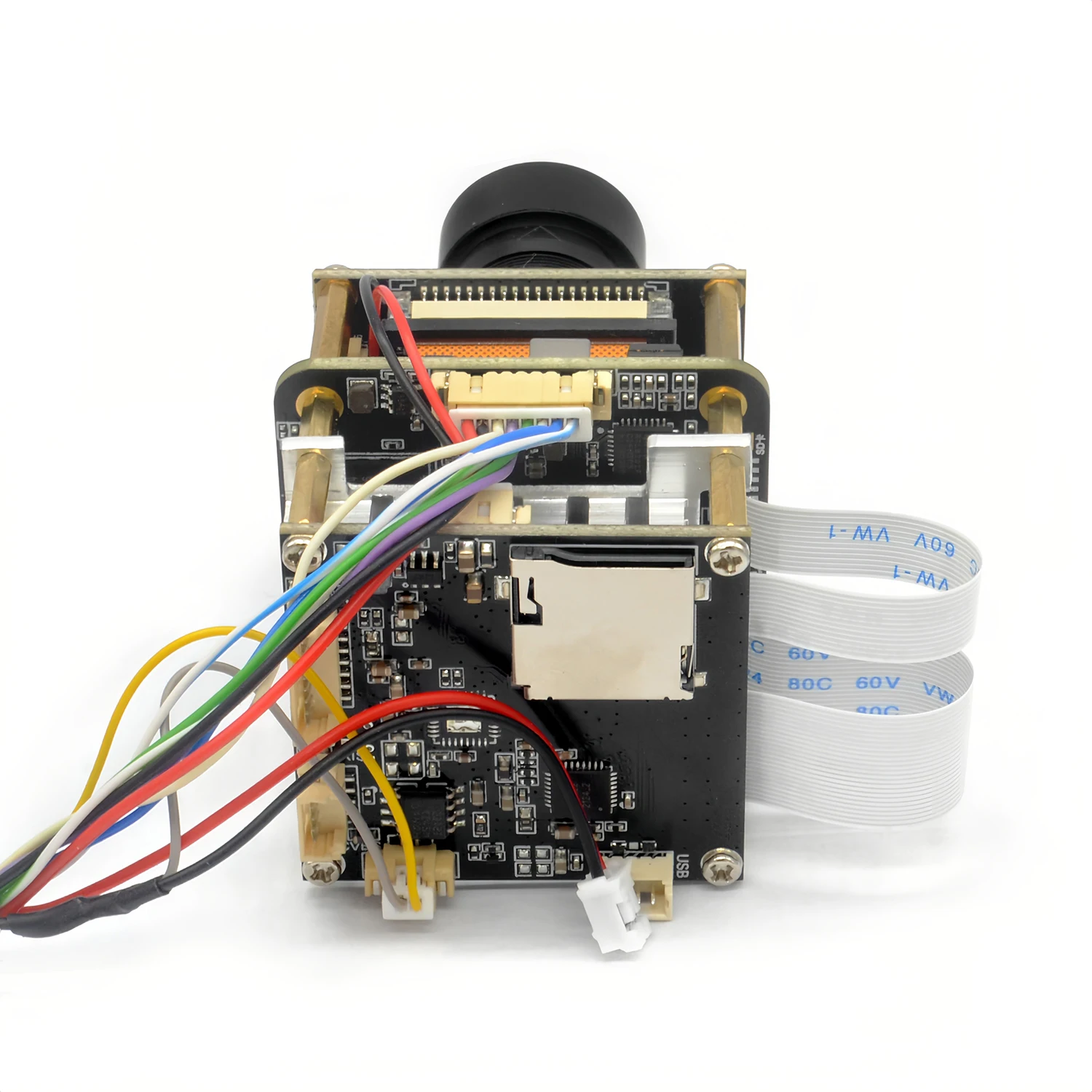 4MP 1/1.8 الاستشعار سوبر ضوء النجوم اللون للرؤية الليلية كاميرا شبكة مراقبة IMX664 ، HI3516DV500 رقائق CMOS الاستشعار حساسية عالية