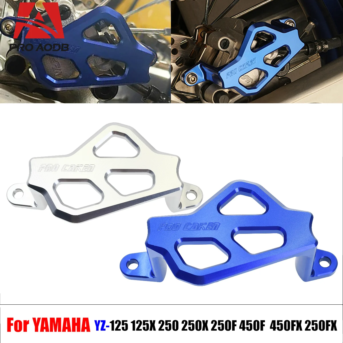 

Motorcycle Accessories Rear Brake Caliper Guard Protector Cover For Yamaha YZ250 YZ250F YZ450F MONSTER YZ125X YZ250X 250F YZ450F