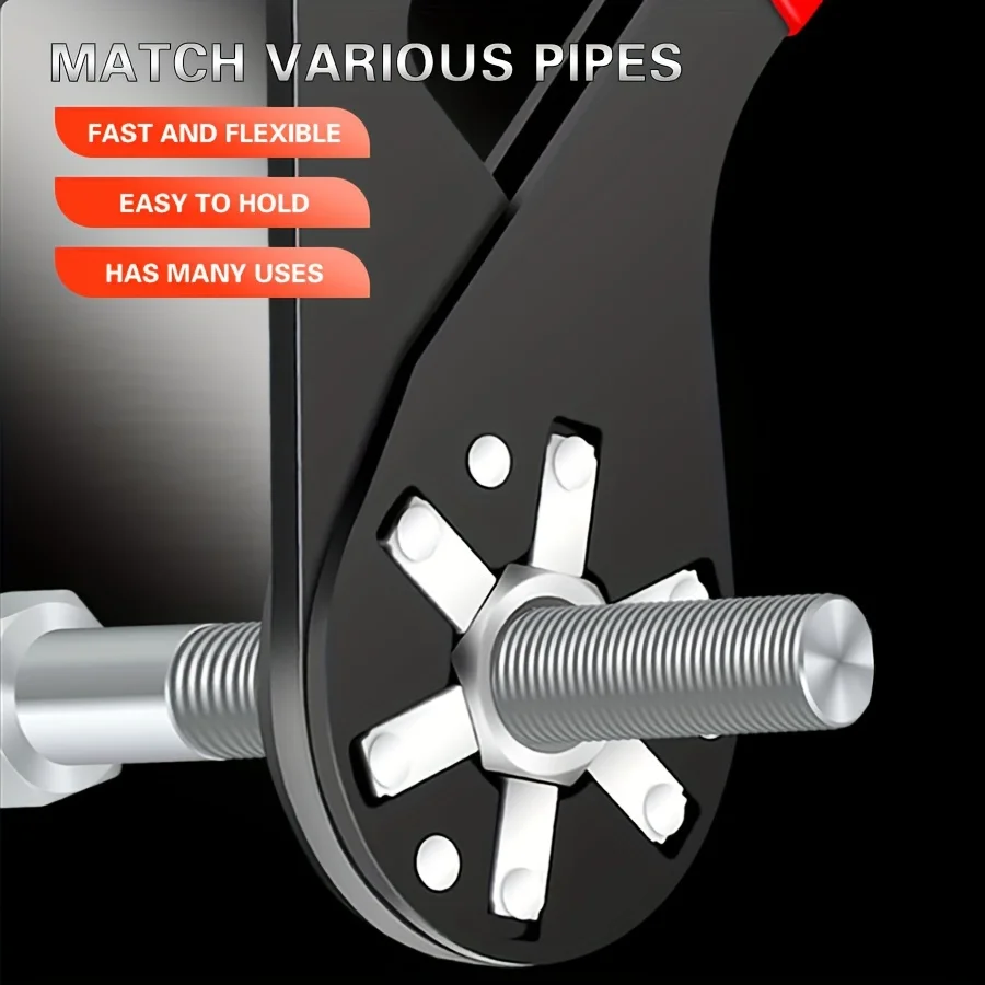 المفتاح السحري 6 بوصة 8 بوصة متعددة الأغراض سبائك الصلب سداسية دليل قابلة للتثبيت المنقولة سداسية وجع