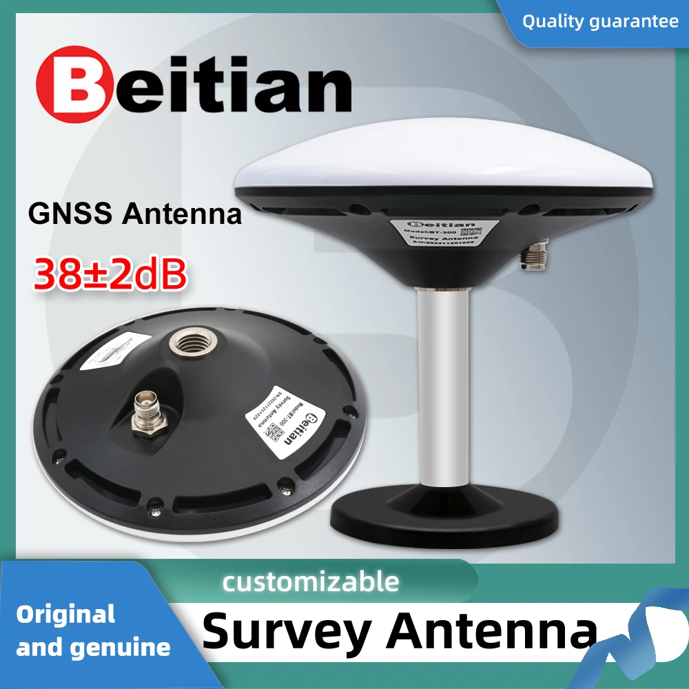 Beitian support GPS GLONASS Galileo BeiDou high precision CORS RTK ZEDF9P Survey GNSS Antenna BT-160 300D 300S 800D 800S 140 208