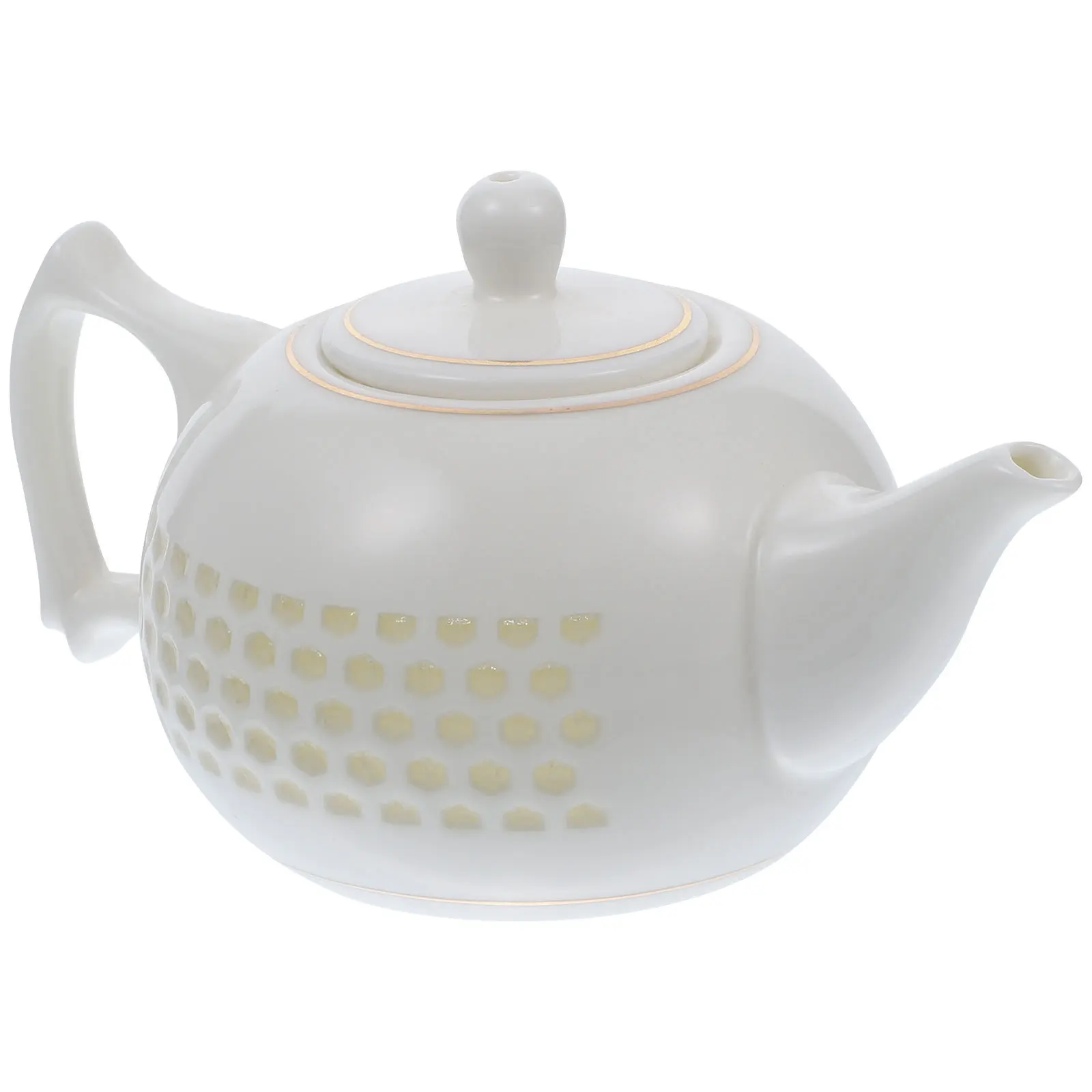 

1Pcs Premium Ceramic Tea Kettle Compact Design for Daily Brewing Comfort Grip Portable Tea Dispenser Home Teaware