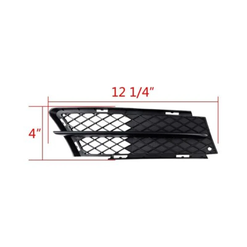 Front Bumper Fog Light Grilles For BMW 3 Series E90 Sedan E91 Wagon 335i 328i 328xi 325i Pre-facelift Models 2005 2006 2007