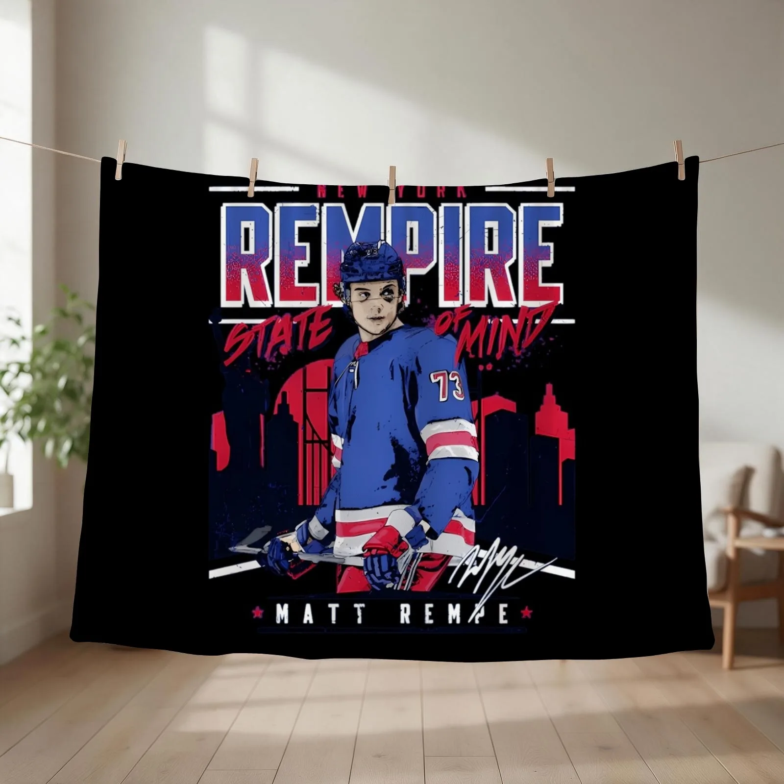 Matt Rempe Rempire Throw Blanket couch cozy soft plush fuzzy picnic outdoor blanket