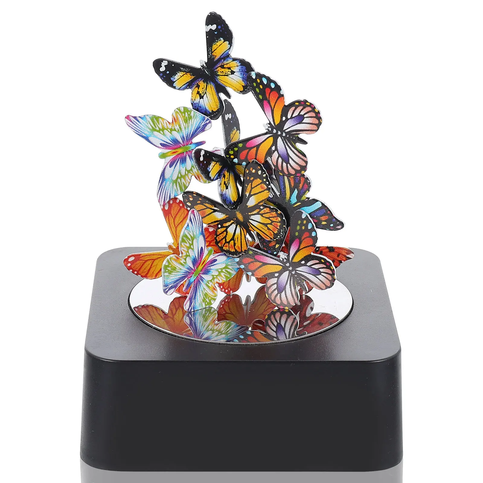 1 مجموعة من النحت المغناطيسي لتقوم بها بنفسك اللبنات فراشة الحرفية لمكتب مكتب الديكور ديكور المنزل غرفة سطح المكتب الملحقات