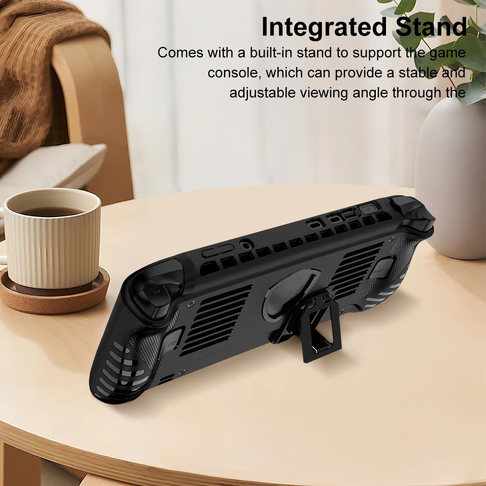 غطاء حماية ناعم لهاتف MSI Claw 8 AI+ 2025 مصنوع من مادة TPU مع غطاء مضيف بمسند غطاء ناعم مقاوم للصدمات ومضاد للخدش #4