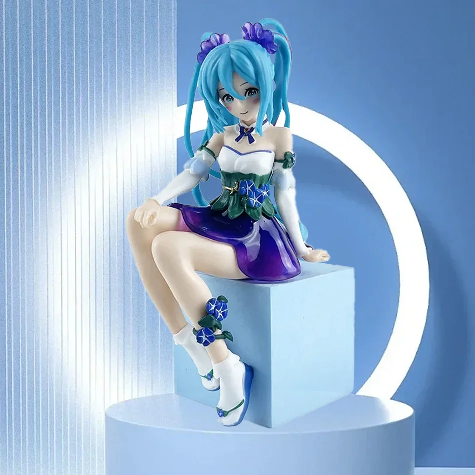 Hatsune Miku Morning Glory Fairy Anime-Figur - PVC-Actionfigur Ornament Nudelstopper Sammlerstück Geschenk