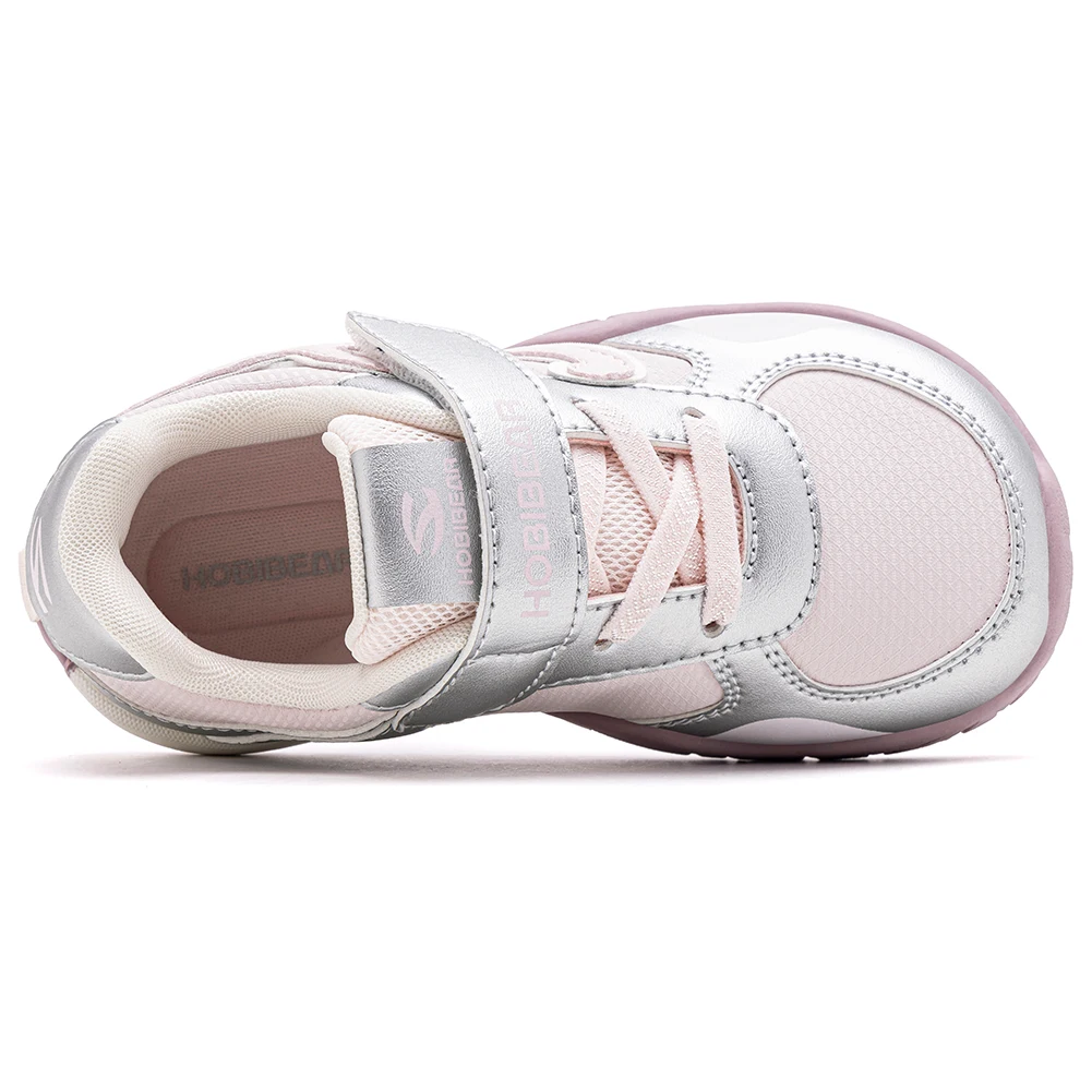 HOBIBEAR Kinder-Sneaker mit breiter Zehenbox, Kleinkind-Sneaker mit Klettverschluss, atmungsaktive Wanderschuhe, rutschfeste, leichte, sportliche Outdoor-Sneaker – Detail 7