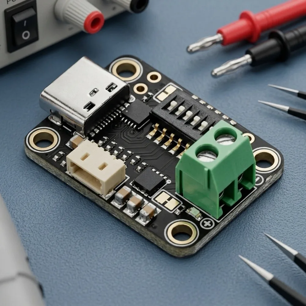 HUSB238 For PD Trigger Module Compatible with For STEMMA QT and For Qwiic Ecosystems DIP Switch Configurable Interface