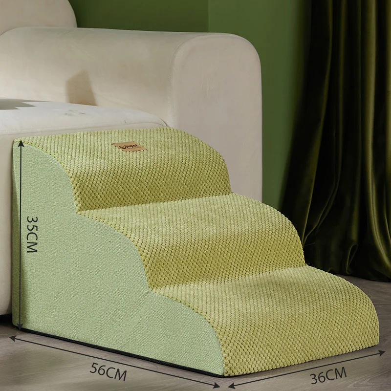 Pet Stairs 2/3 Steps climb Stairs for Small Dog Cat Puppy Ramp Ladder Anti-slip Removable staircase ladder Dogs Bed ramp Ladder