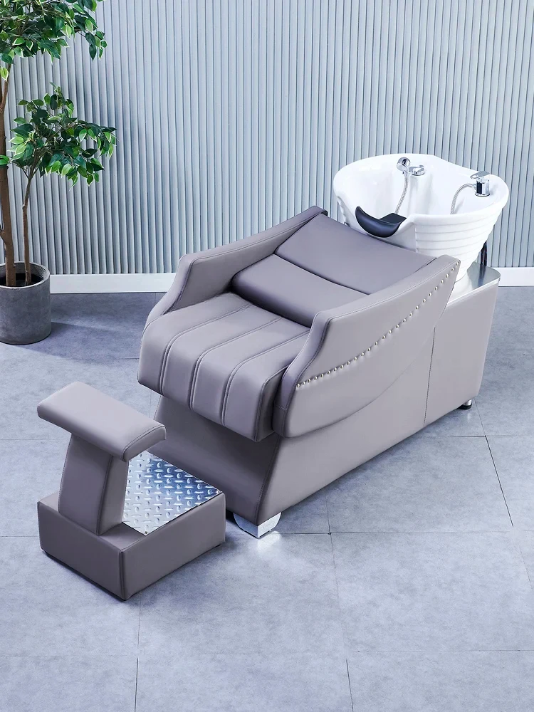 Shampoo Chair Barber Shop Hair Salon Salon Shampoo Bed Half Lying Flushing Bed