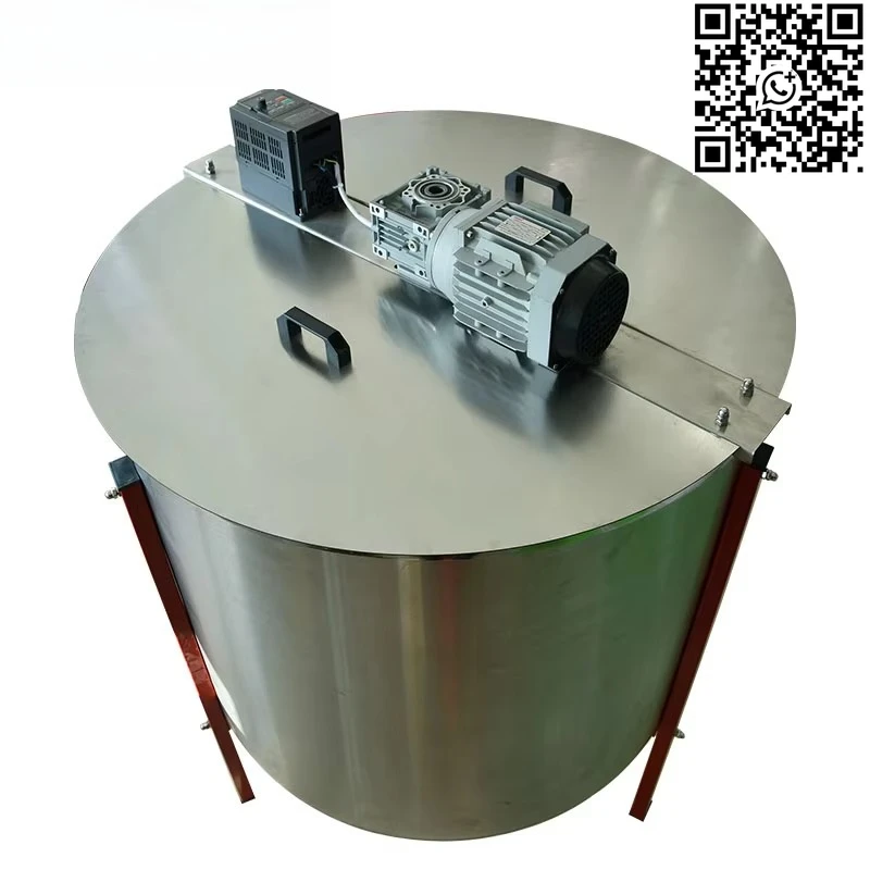 Electric Motor Honey Extractor 24 Frames Stainless Steel Honey Harvesting Machine Commercial Grade Centrifuge Apiary Custom
