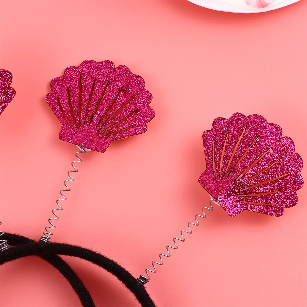 3Pcs Stylish Shell Headbands Premium Material Soft Lightweight Fun Happy Atmosphere Cosplay Festival Birthday Party Hair Hoops view 3