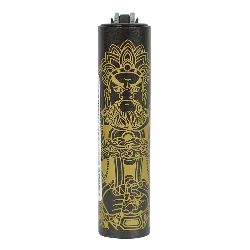 Spain Clipper Lighter Four Heavenly Kings Sand Wheel Metal Lighter Cycle Inflatable Men\'S Cigarettes Accessories Gift Collection