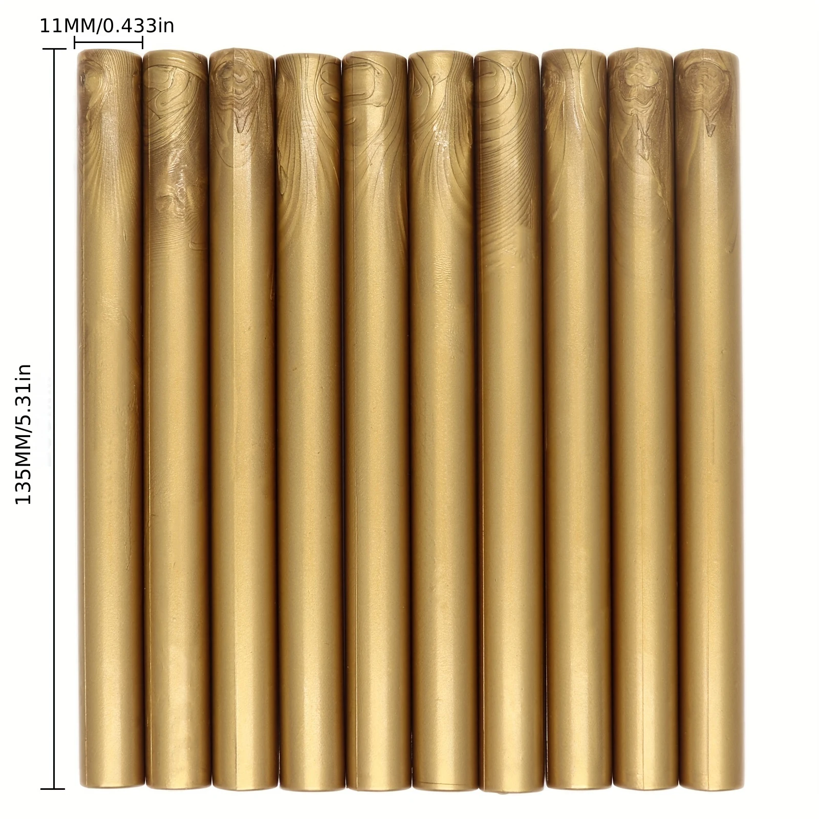 10 Stück/Lot Klebepistole, Siegelwachsstifte für Wachssiegel, Stempel für Hochzeitseinladungen, Karten, Umschläge, Weinpakete, Geschenkverpackung – Detail 4