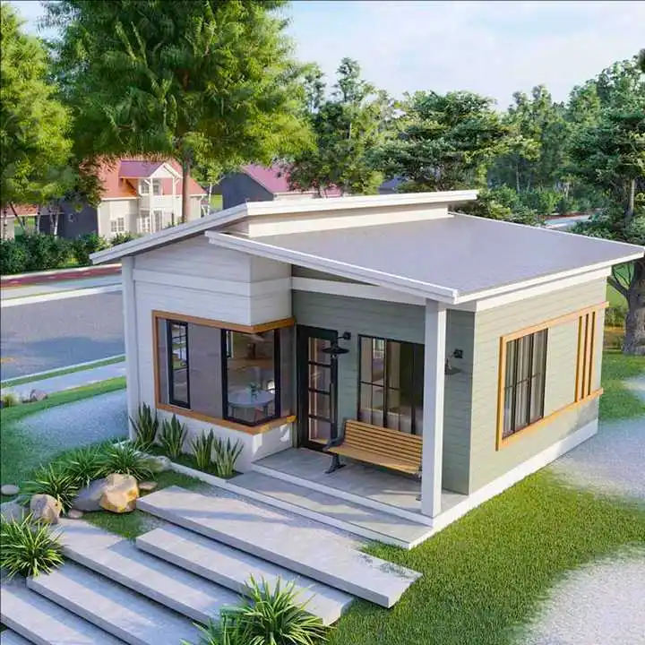 Modern Luxury Prefabricated Steel Structure Bedroom Garden Home Villa for Living Room or Hotel for Sale for Office Building