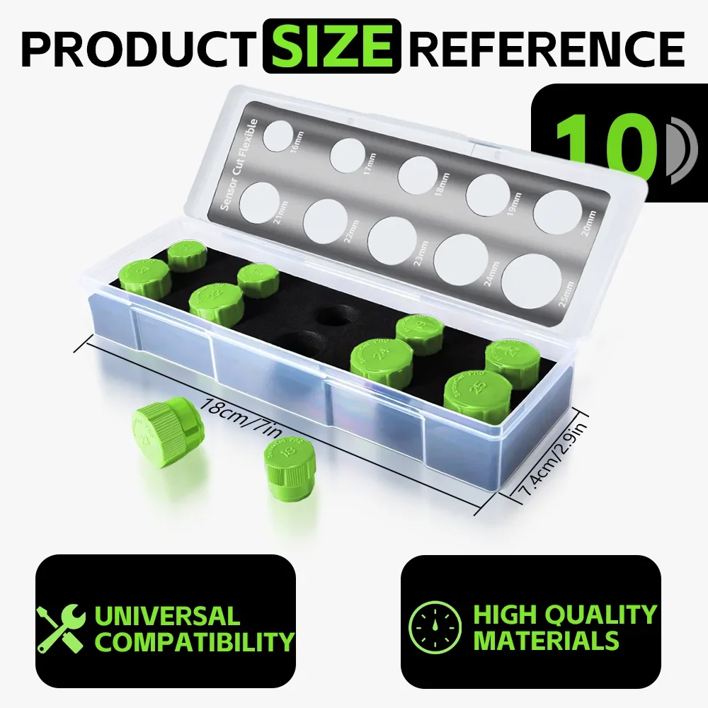 

TOFAR Pro автомобильный радар-детектор, шаблон для резки виниловой пленки, круглая ручка, шаблон для прецизионной резки, инструменты 16-25 мм для упаковки автомобильной пленки