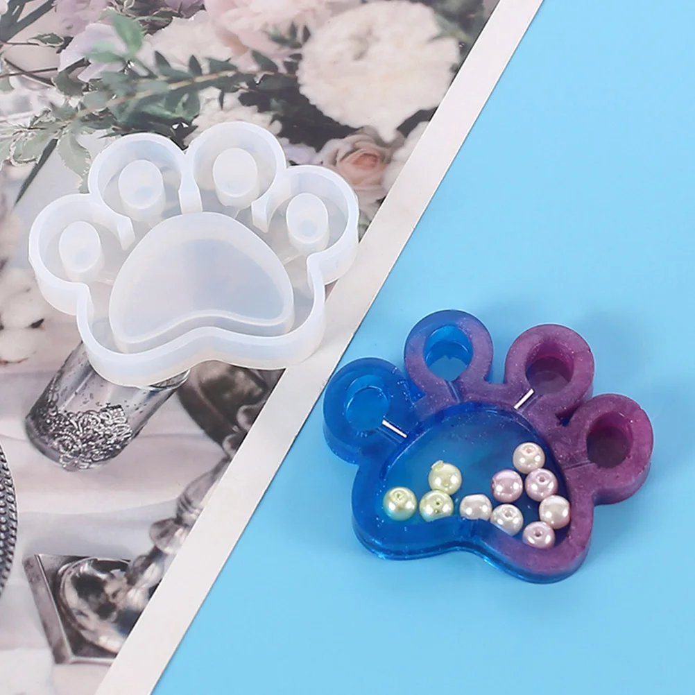 

5 шт., набор кристально чистых форм для эпоксидной смолы, прочный силиконовый ящик для хранения, белый силикагель, круг, кухонный органайзер, многоразовый