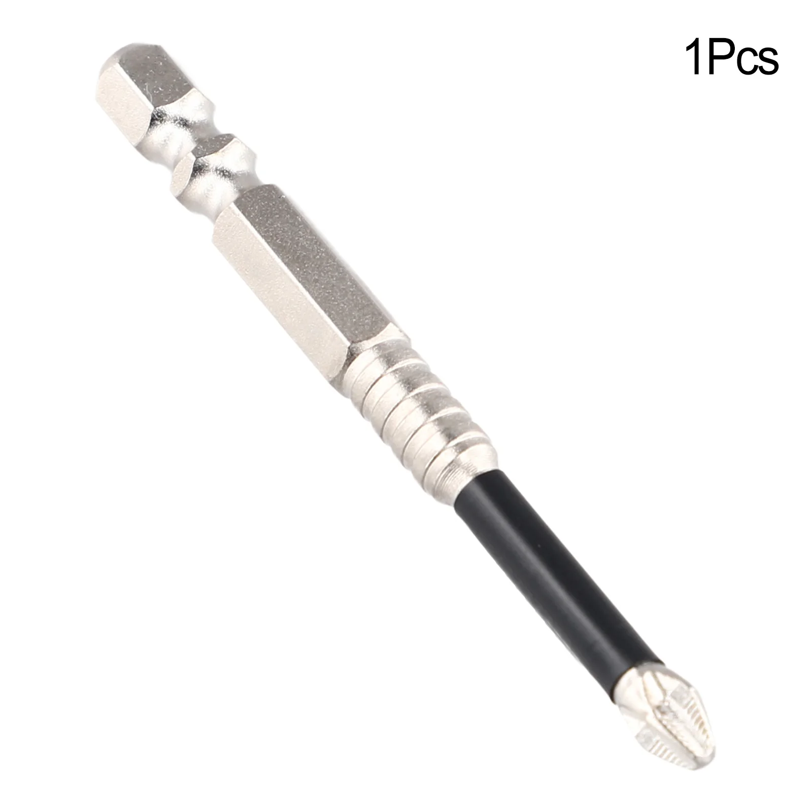 Liga de aço Anti Slip Cross Magnetic Screwdriver Bit, AntiSlip Design, Fácil e Eficaz Screwdriving